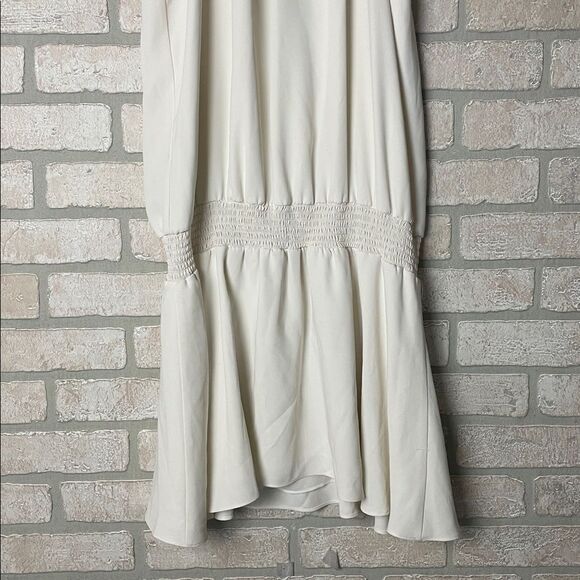 Amanda Uprichard White Kimmie High Neck Halter Dress - Picture 6 of 10